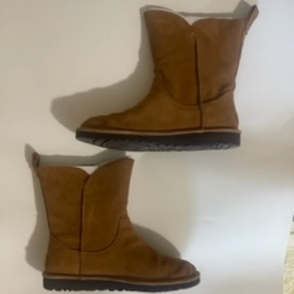 UGG W Alida Tan Boots Size 10 - Picture 3 of 5